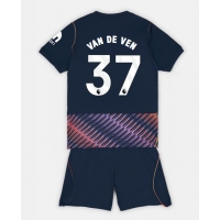 Camiseta Tottenham Hotspur Micky van de Ven #37 Segunda Equipación Replica 2026-27 para niños mangas cortas (+ Pantalones cortos)
